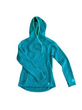 Stop Green Hooded Fleece Pullover for Women